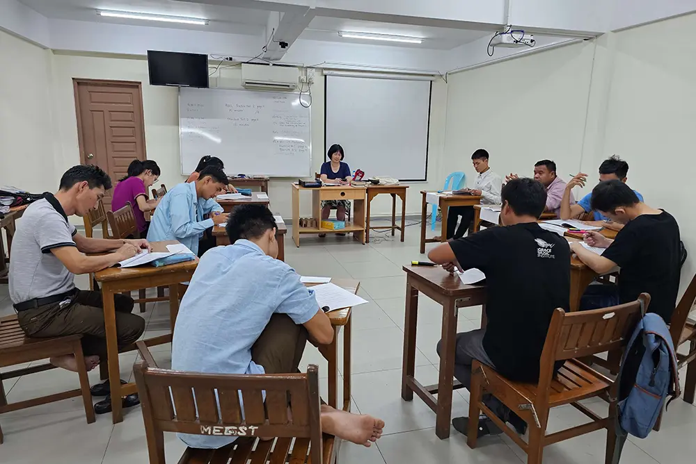 ESOL classroom in Myanmar