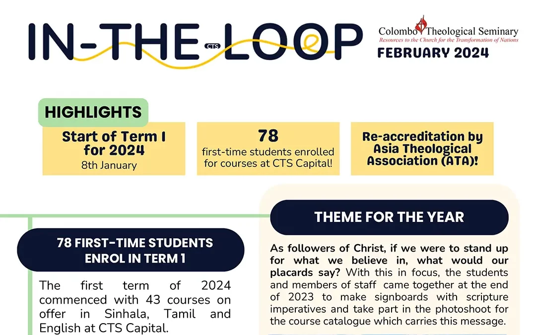 In-the-loop (Colombo Theological Seminary) – Feb 2024